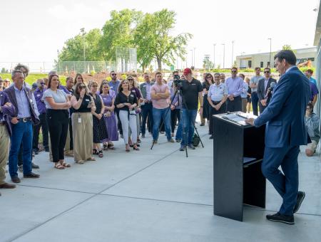 Patio - Ribbon Cutting