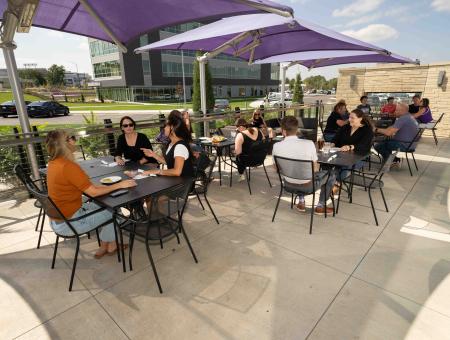 Restaurant patio