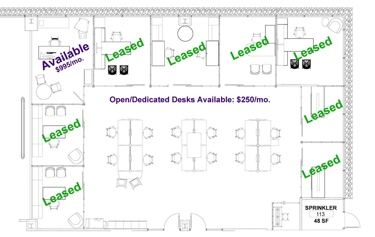 Edge coworking floor plan